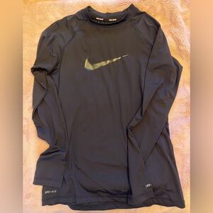 Nike Dri-FIT Black Swim Top